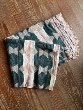 Madewell Geometrice Textured Carpet Scarf